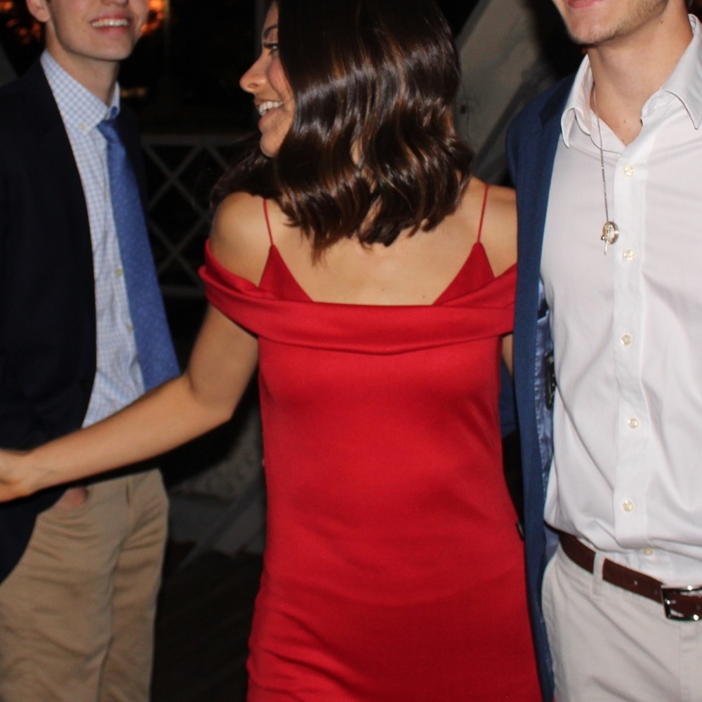Red dress